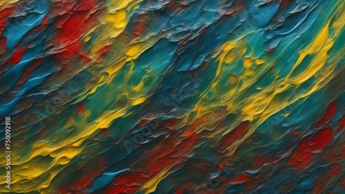 texture of colorful paint An abstract painting background or texture that looks realistic and detailed  