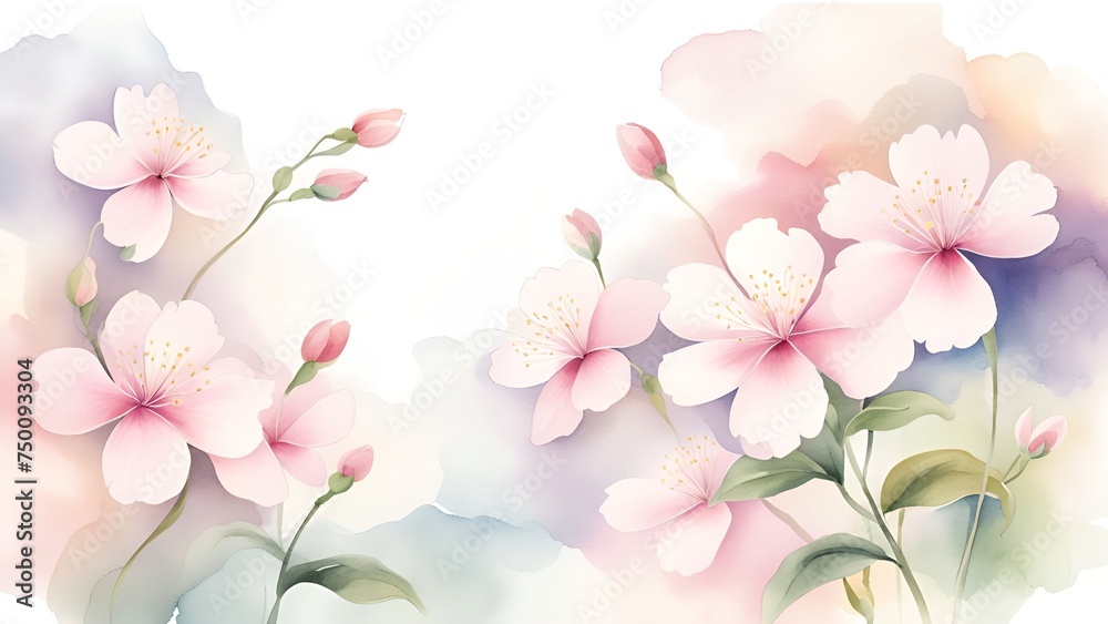 Obraz premium Pink Tulips, Flowers, and Lilies Bouquet background