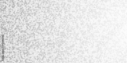 Abstract geometric background vector seamless technology gray and white background. Abstract geometric pattern gray Polygon Mosaic triangle Background, business and corporate background.