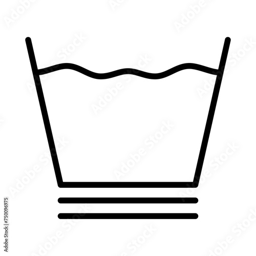 laundry symbol detergent icon design