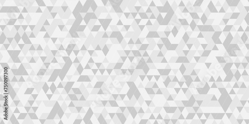   Abstract gray and white chain rough triangular low polygon backdrop background. Abstract geometric pattern gray and white Polygon Mosaic triangle Background  business and corporate background.
