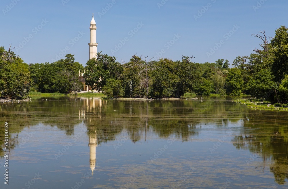 Minaret in Lednice Castle park