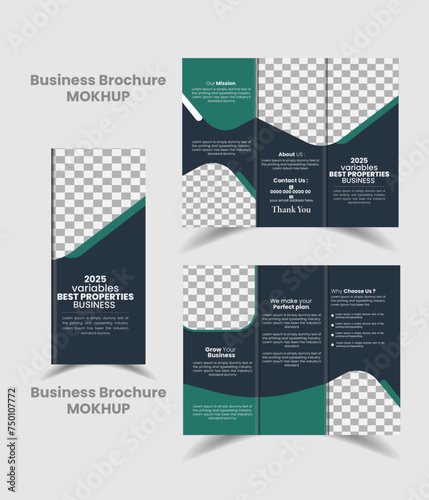 presentation brochure creative marketing design premium illustrator 