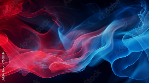 Dance of the Red and Blue Smoke
