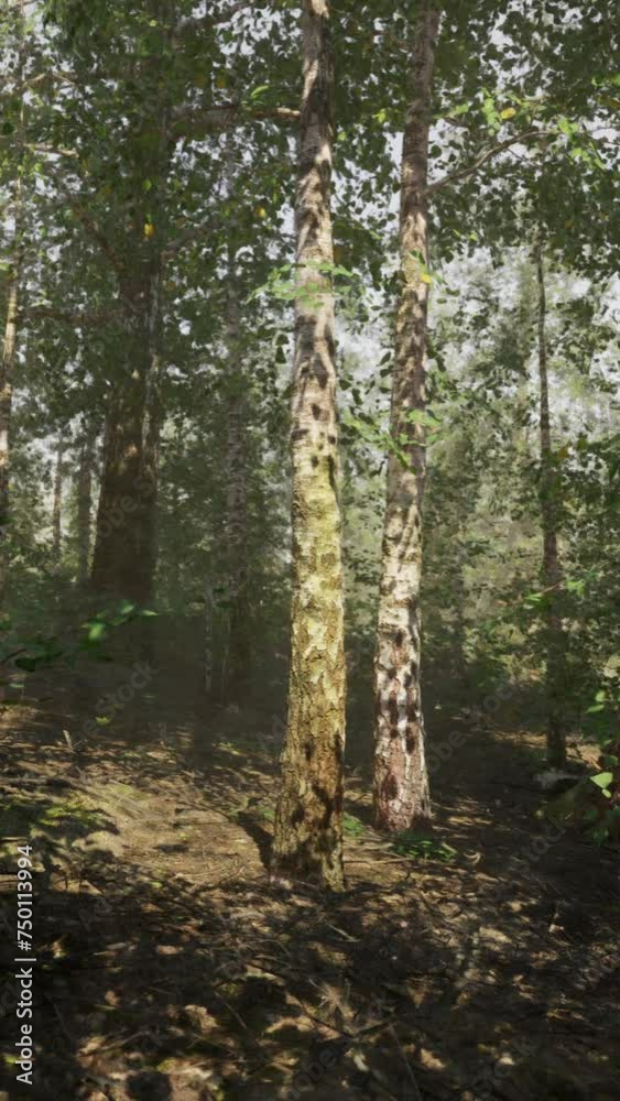 A picture of a forest with lots of trees A picture of a forest with lots of trees