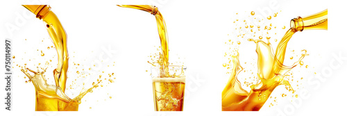 Golden Cascade: A Visual Symphony of Pouring Yellow Beer