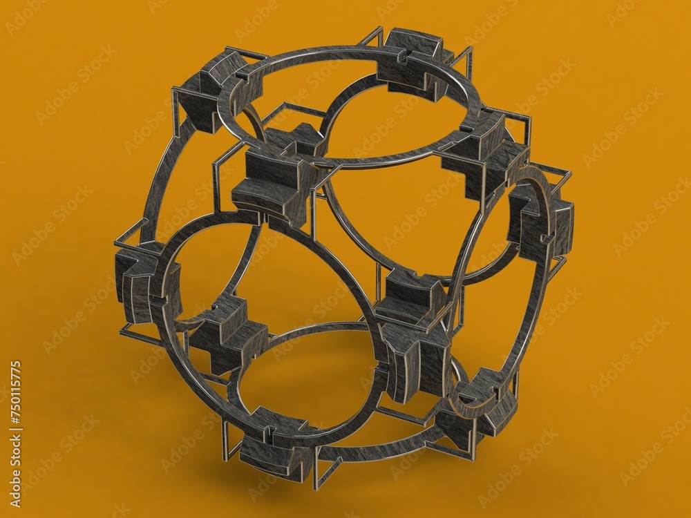 Wireframe Shape Geometric Companion Cube 3D print model Wireframe Shape Geometric Companion Cube 3D print model