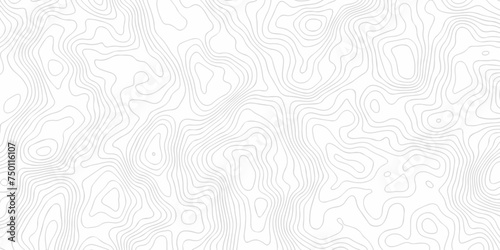 Vector illustration, Topo contour map on white background, Topographic contour lines vector map seamless pattern. Topographic map. Geographic mountain relief. Abstract lines background. Contour maps. 