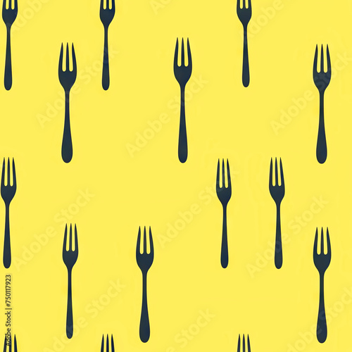 disposable forks pattern banner wallpaper simple background