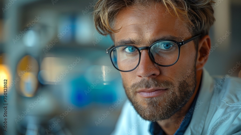 Top In-Demand Professional: Portrait of a Successful Male Geneticist Biologist Generative AI Top In-Demand Professional: Portrait of a Successful Male Geneticist Biologist Generative AI