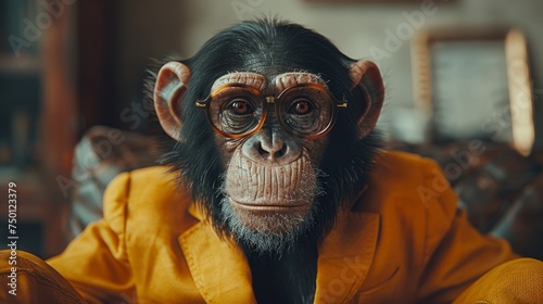 Businessmonkey - A Suited Primate in the Office Generative AI © Alex