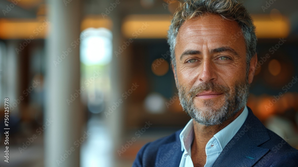 Obraz premium A Successful Businessman Portrait Generative AI