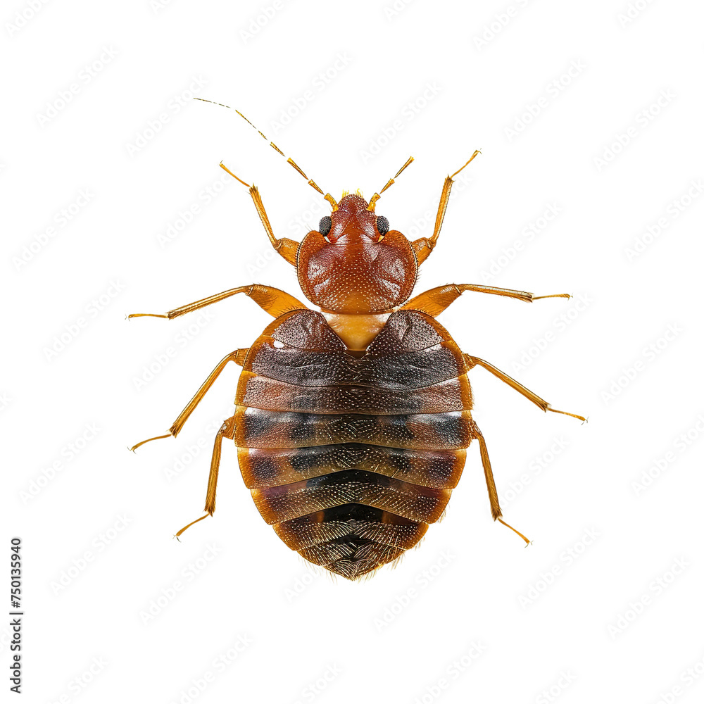 Bed Bug insect isolated on white or transparent background Bed Bug insect isolated on white or transparent background
