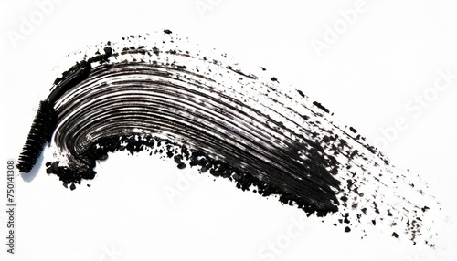 Generated image of mascara texture on white 