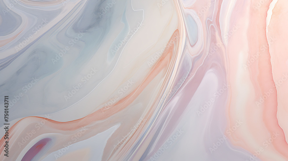 Obraz premium Pastel marbled effect