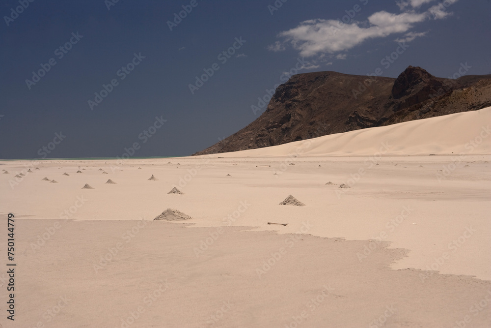 Yemen landscape with desert