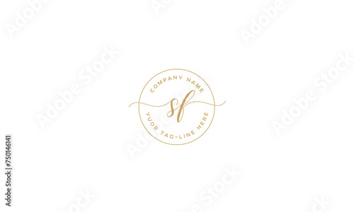SF, FS, S, F, Abstract Letters Logo monogram