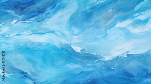 abstract sea waves in different blue as background