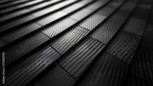 Carbon black texture background photo