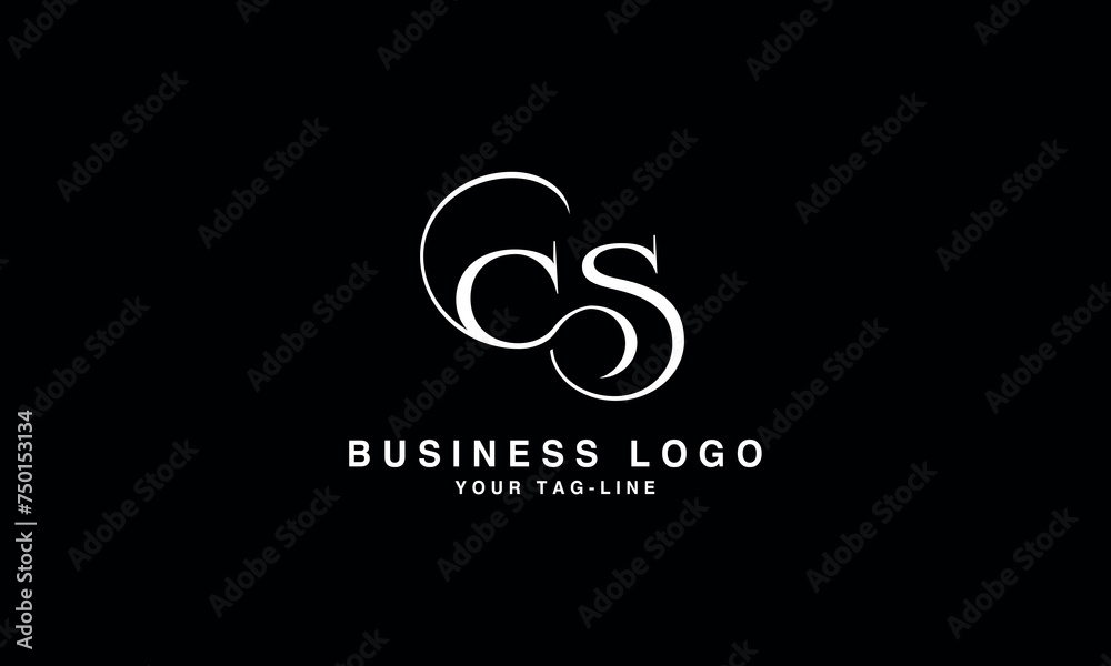 CS, SC, C, S, Abstract Letters Logo Monogram CS, SC, C, S, Abstract Letters Logo Monogram
