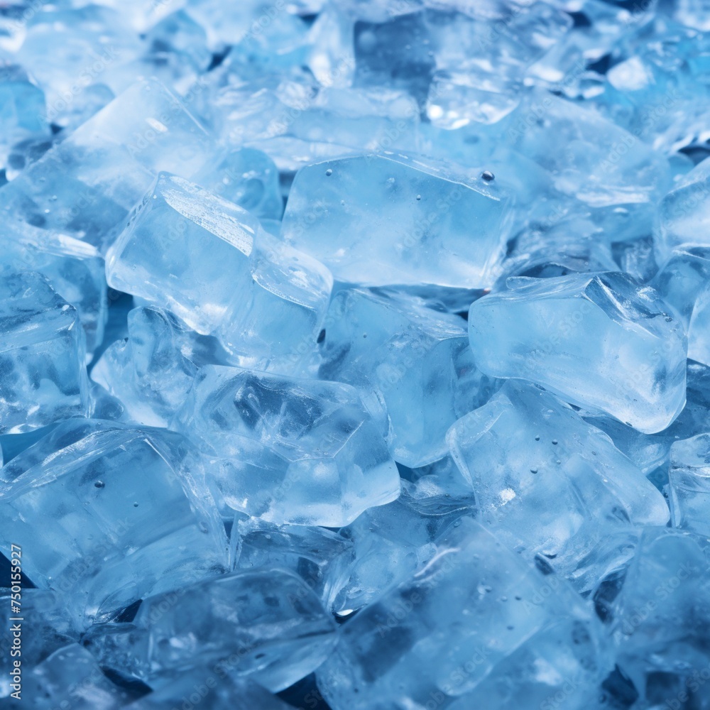 Generative AI a lot of ice blue high quality photo Generative AI a lot of ice blue high quality photo