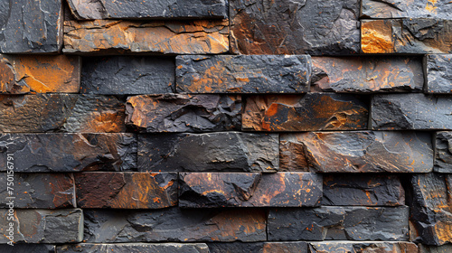Brick wall texture background for interior exterior decoration and industrial construction concept design.