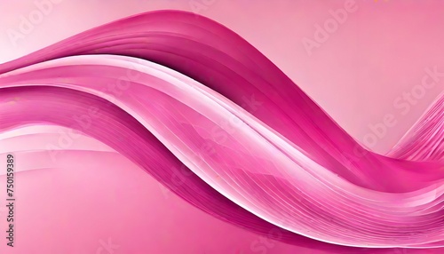 Abstract pink smooth wave lines