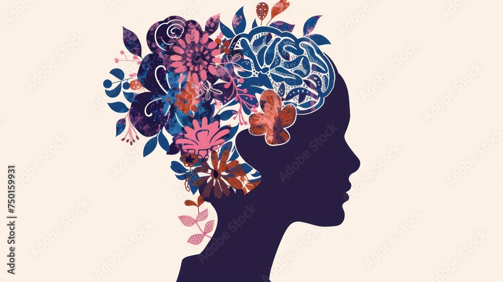 Silhouette Image for International Women's Day Promoting Women's Health Generative AI