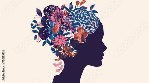 Silhouette Image for International Women's Day Promoting Women's Health Generative AI © Alex