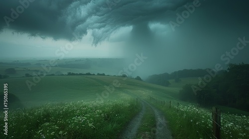 Storm Approaching City