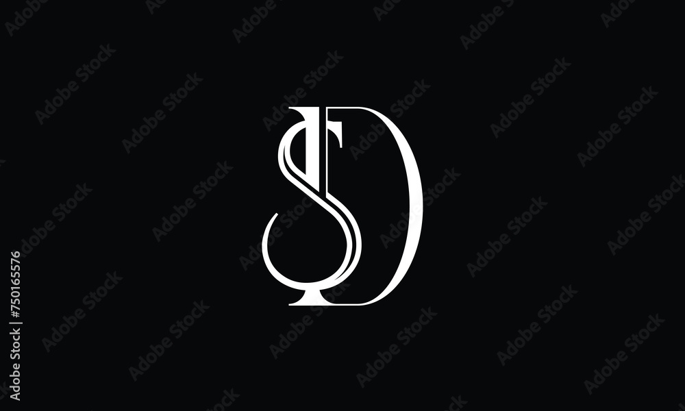 SD, DS, S, D, Abstract Letters Logo Monogram SD, DS, S, D, Abstract Letters Logo Monogram