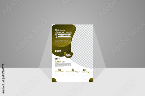 modern flayer business banner premium design illustrator 