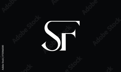 SF, FS, S, F, Abstract Letters Logo Monogram
