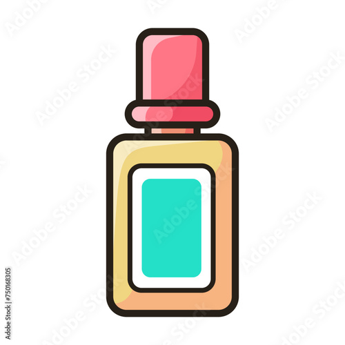 Сartoon packaging. Facial lotion. Face cream. Facial gel. Micellar water. Facial care cosmetics. Vector illustration in flat style