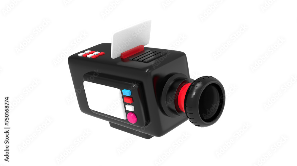 3d render movie recorder video camera for film or live cinema streaming isolated icon illustration
3d render movie recorder video camera for film or live cinema streaming isolated icon illustration