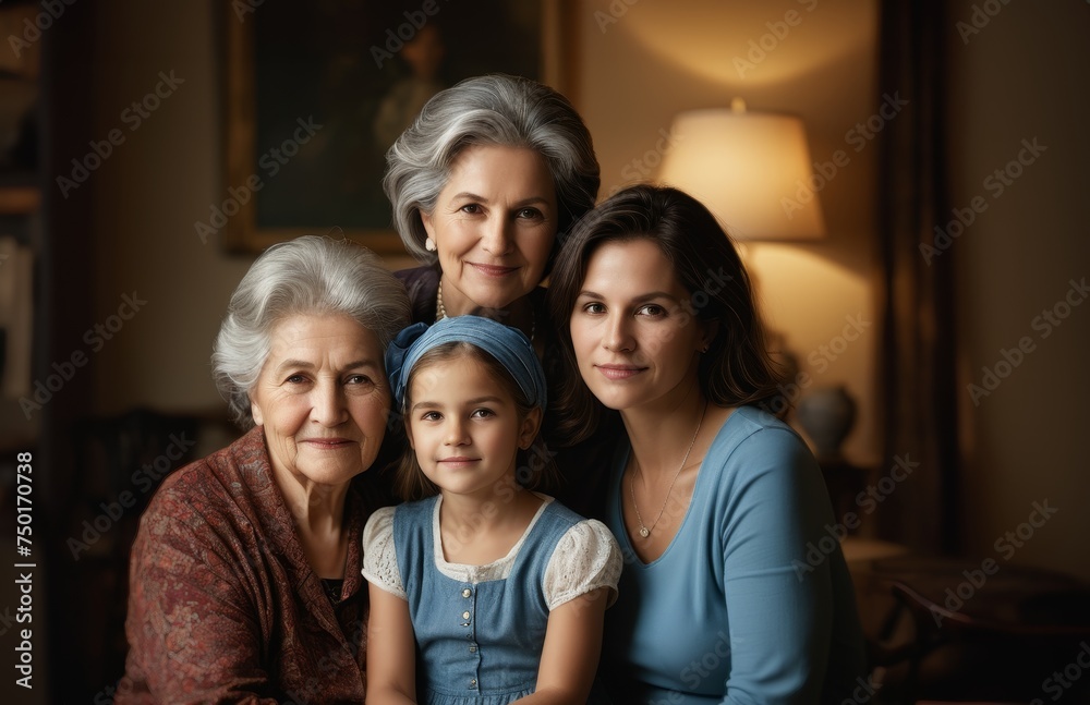 Generations of Women: A Family Portrait - together on Mother's Day