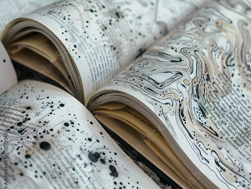 Detailed book shots for creative inspiration