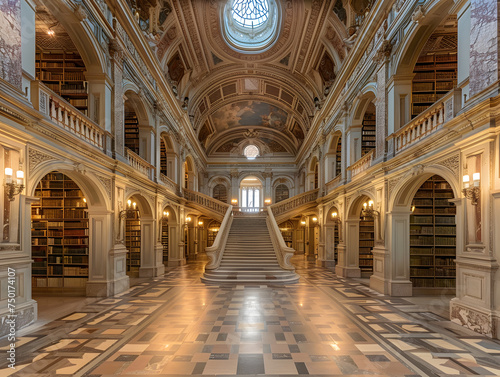 Historic Libraries: Showcasing the Grandeur of Learning Spaces © czphoto