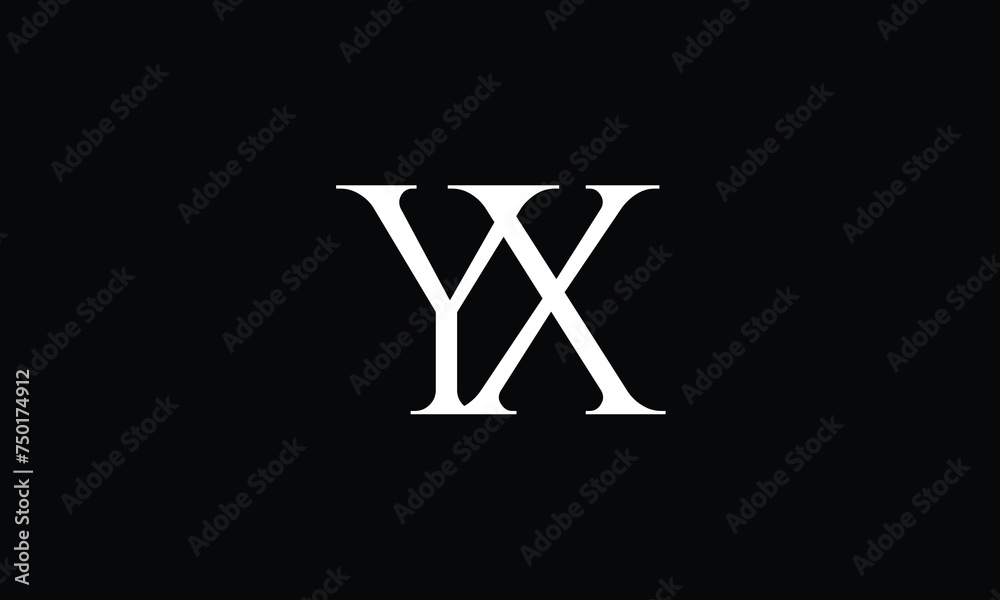 YX, XY, Y, X, Abstract Letters Logo Monogram YX, XY, Y, X, Abstract Letters Logo Monogram