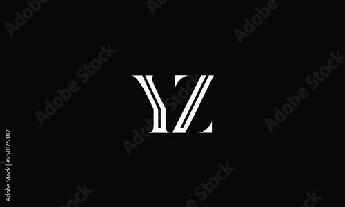 YZ, ZY, Abstract Letters Logo Monogram photo