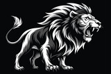 A Lion Vector Illustration Design