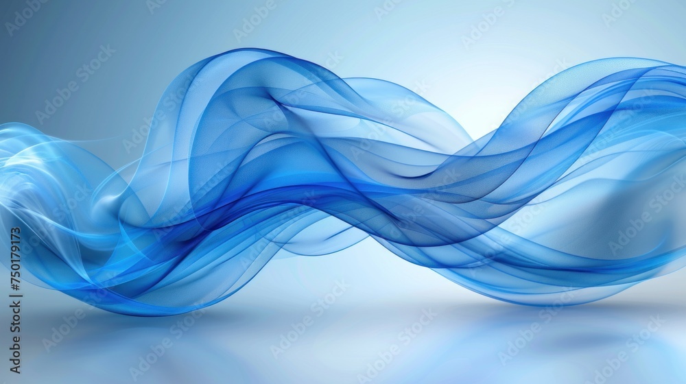 a blue wave of smoke on a light blue background with a reflection of the smoke in the water on the left side of the image is a light blue background. a blue wave of smoke on a light blue background with a reflection of the smoke in the water on the left side of the image is a light blue background.