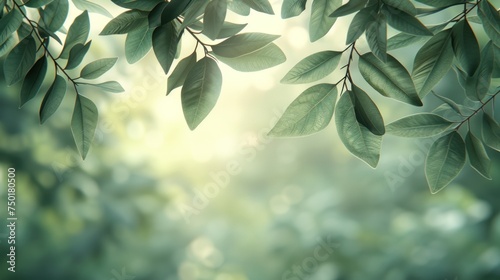 a blurry photo of a leafy tree with sunlight coming through the leaves and a blurry background to the left of the image is a blurry background.