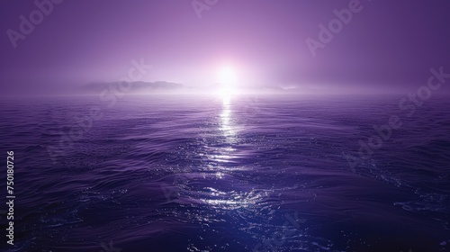  a large body of water with a bright light coming out of the middle of the water in the middle of the water is a large body of water with a bright light coming out of water in the middle.
