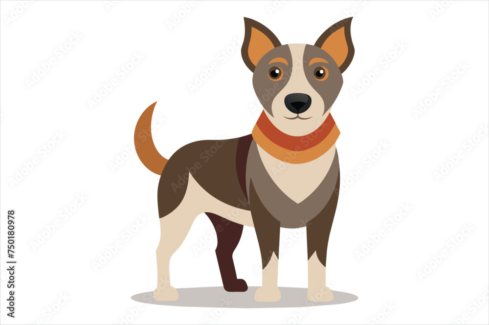Dog Vector Illustration Design