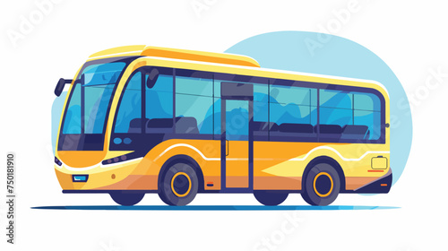 Bus Icon Vector Template trendy style illustration o