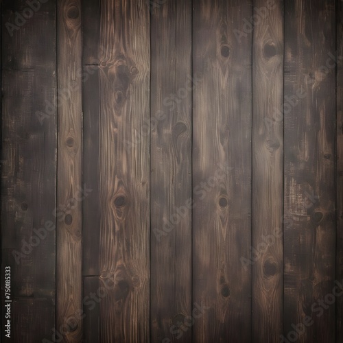 Rustic wooden background. Top view. AI image.