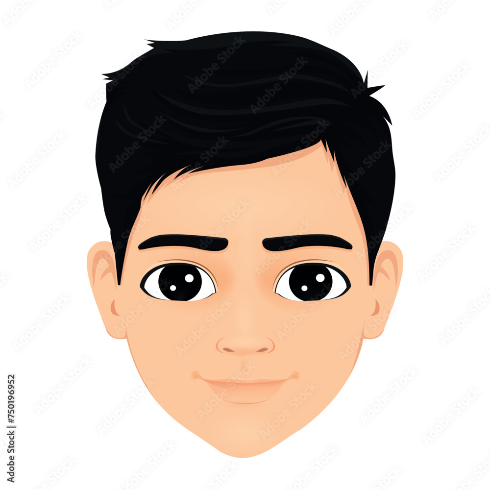 smiling young male head or portrait smiling young male head or portrait