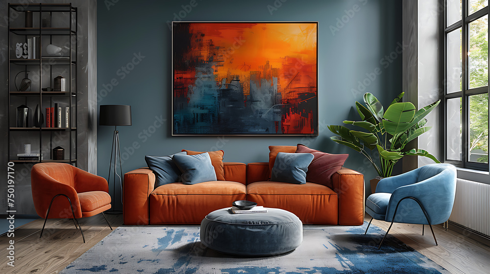 modern abstract background, fine art poster in interior design modern abstract background, fine art poster in interior design