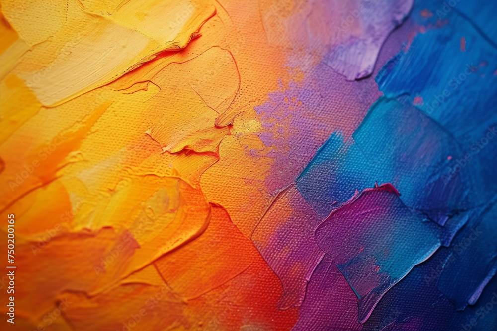 A banner with an abstract textured background with a bright brushstroke pattern with a smooth gradient transition from orange to blue A banner with an abstract textured background with a bright brushstroke pattern with a smooth gradient transition from orange to blue
